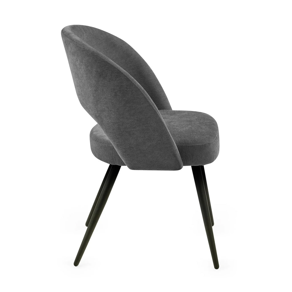 Fabric Dining Chairs in Set Of 2 - Ella