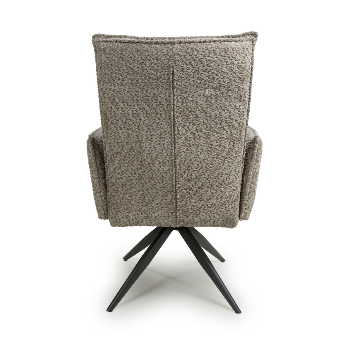 Fabric Dining Chairs in Set Of 2 With Swivel Function - Brunswick