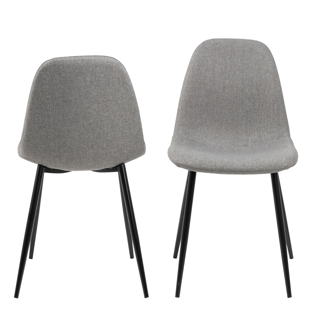 Fabric Dining Chairs in Set Of 4 - Wilma