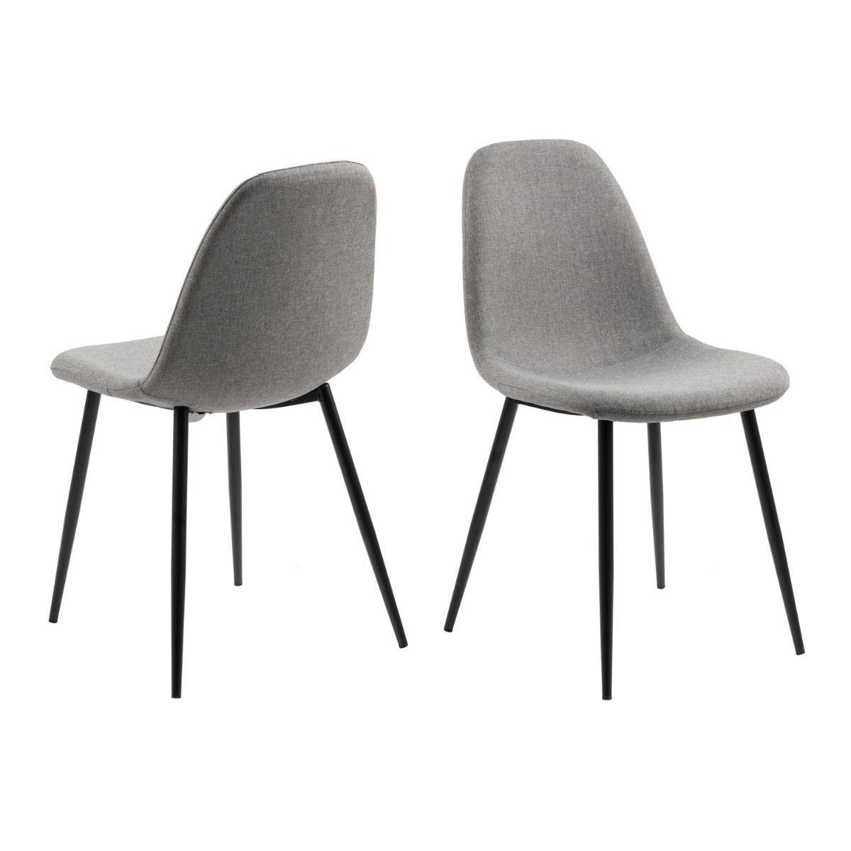 Fabric Dining Chairs in Set Of 4 - Wilma