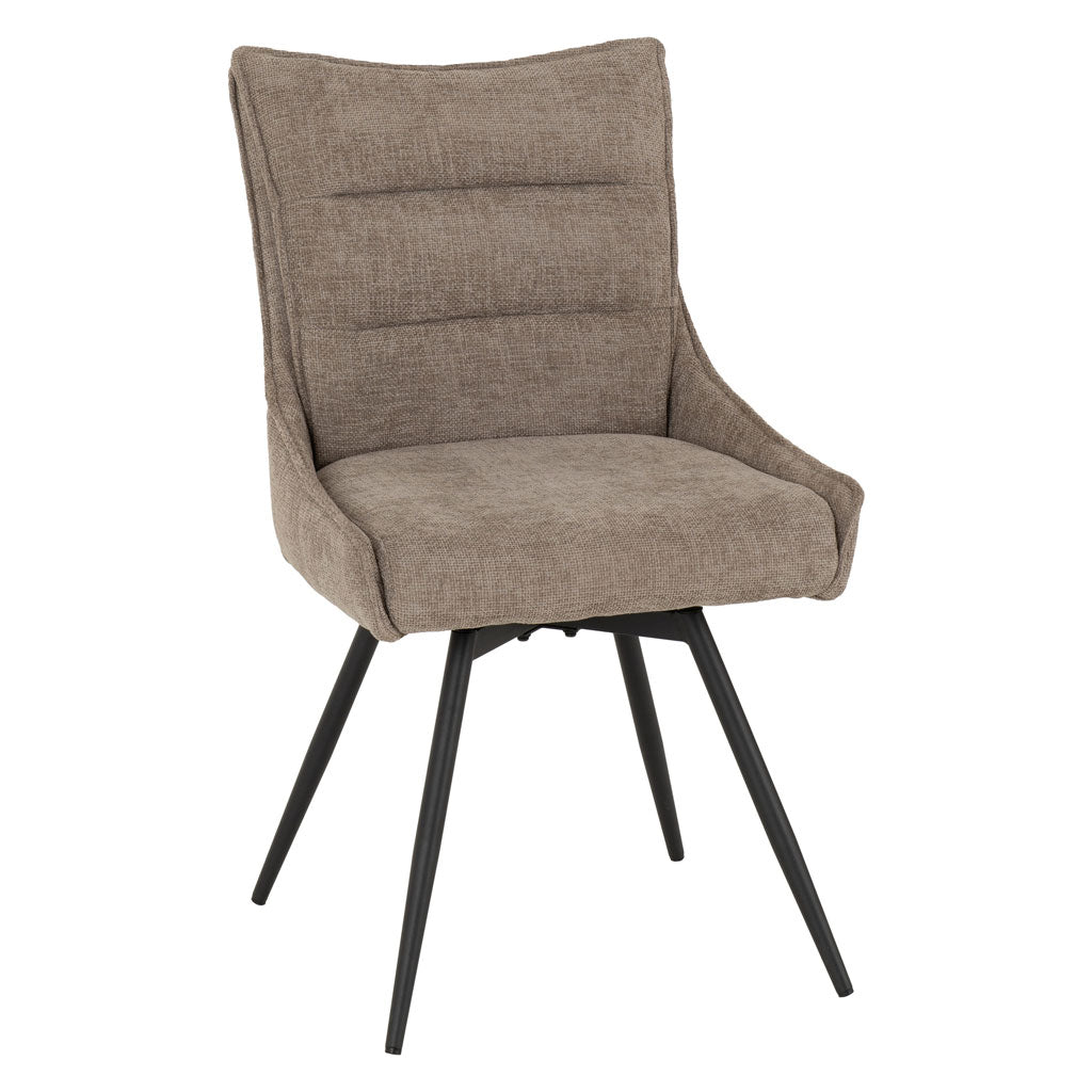 Fabric Dining Chairs Swivel in Set Of 2 - Lewis