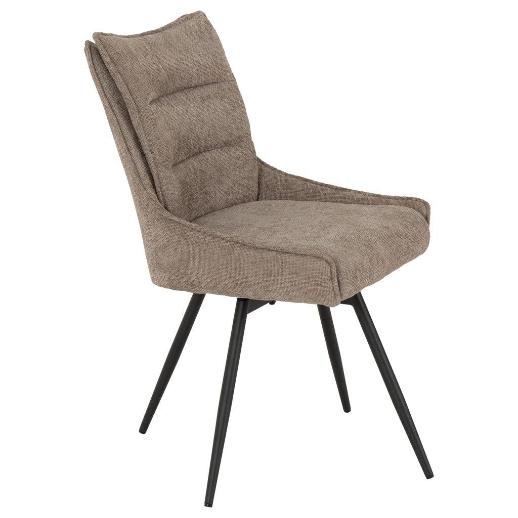 Fabric Dining Chairs Swivel in Set Of 2 - Lewis