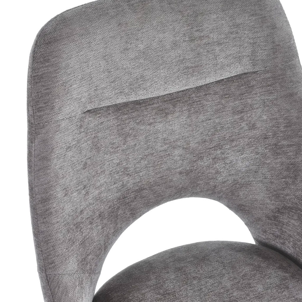 Fabric Dining Chairs With Swivel Actin in Set Of 2 - Jonah