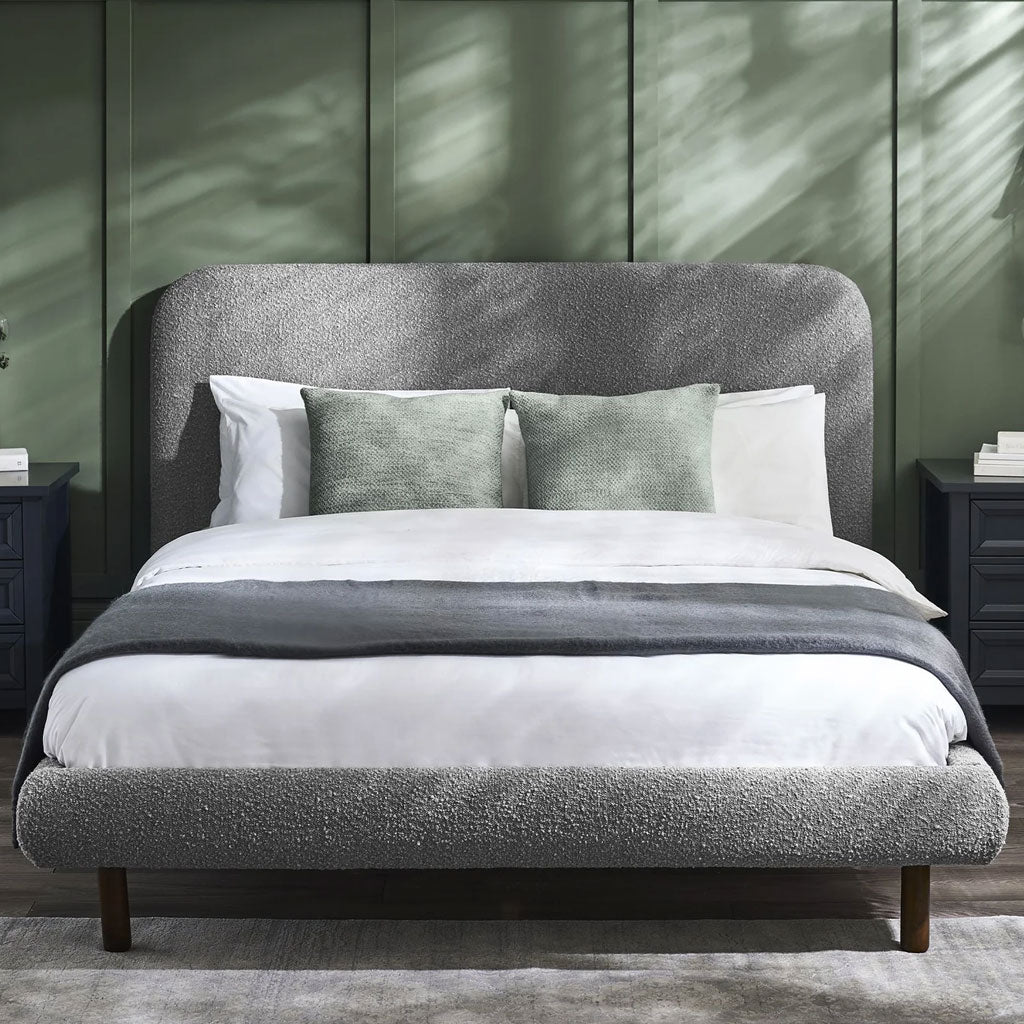 Fabric Double Bed - Hannah