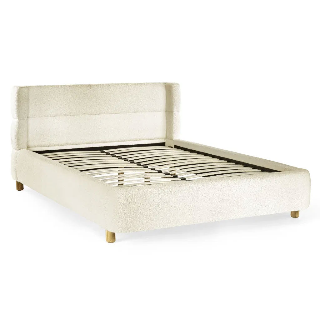 Fabric Double Bed - Oberon