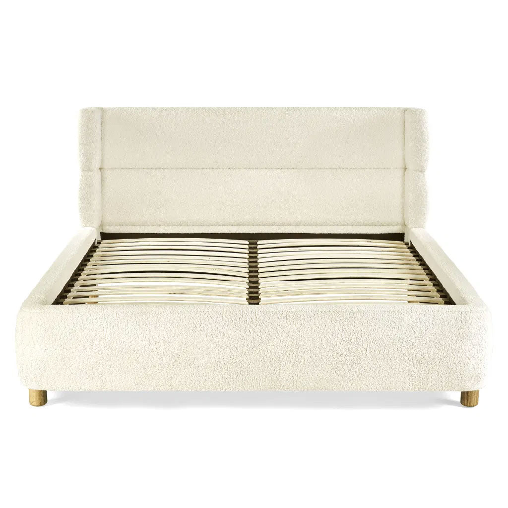 Fabric Double Bed - Oberon