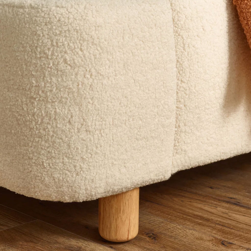 Fabric Double Bed - Oberon