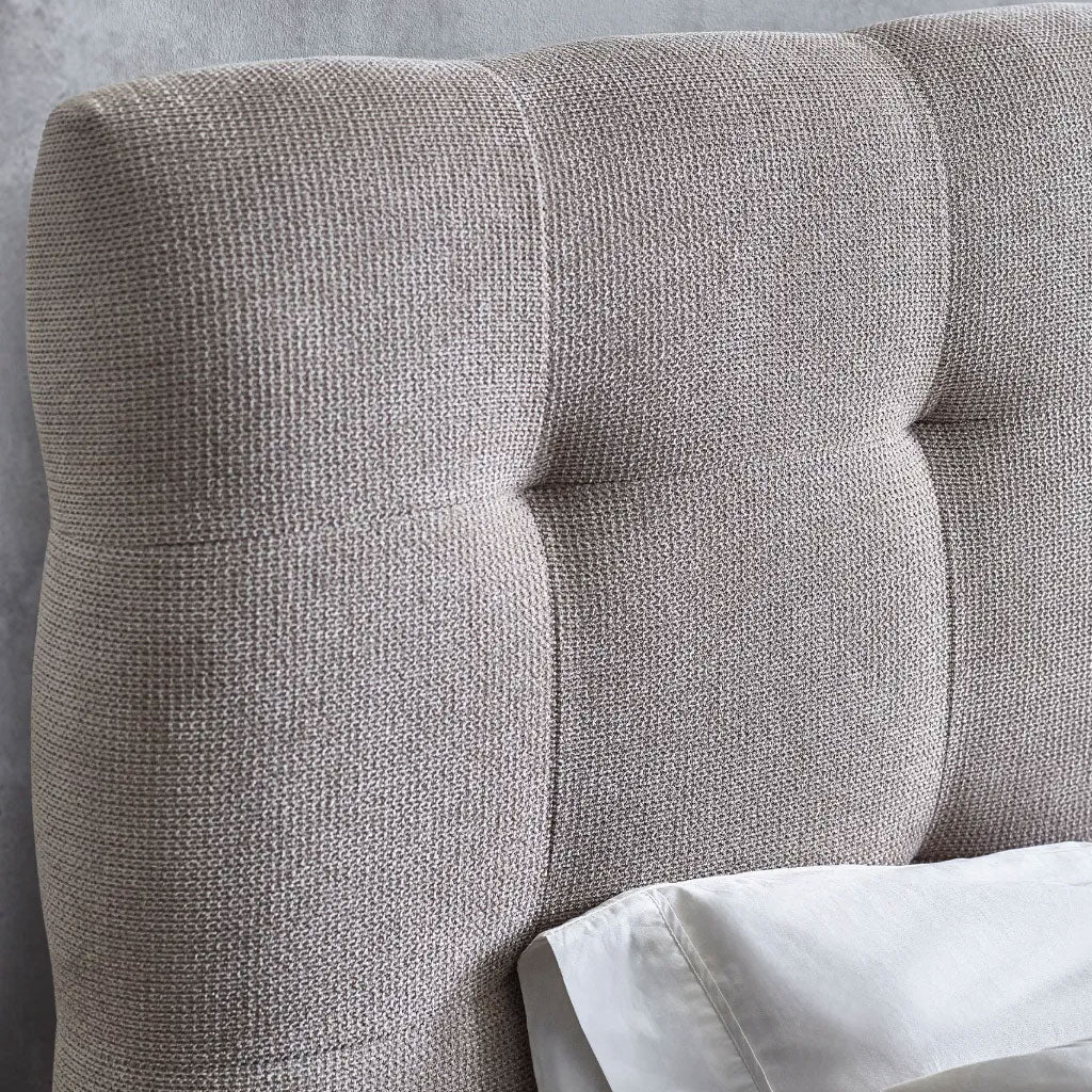 Fabric Double Bed - Odette