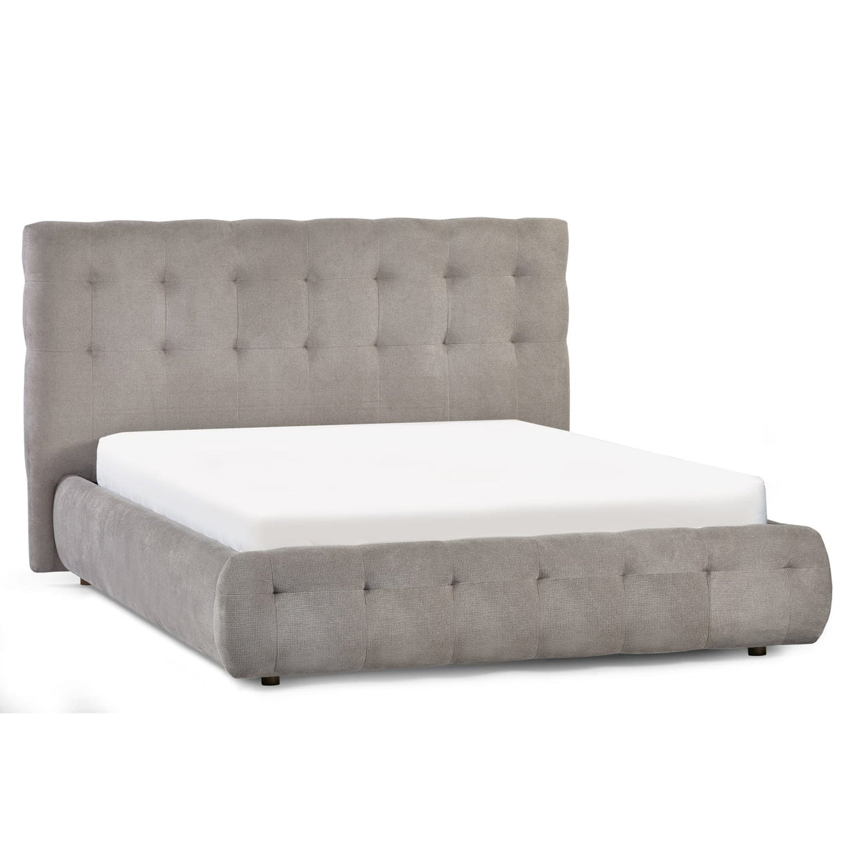 Fabric Double Bed - Odette