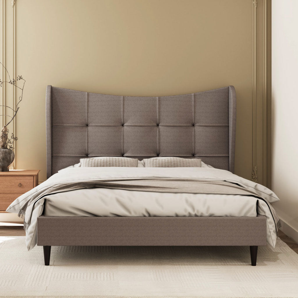 Fabric Double Bed - Verona