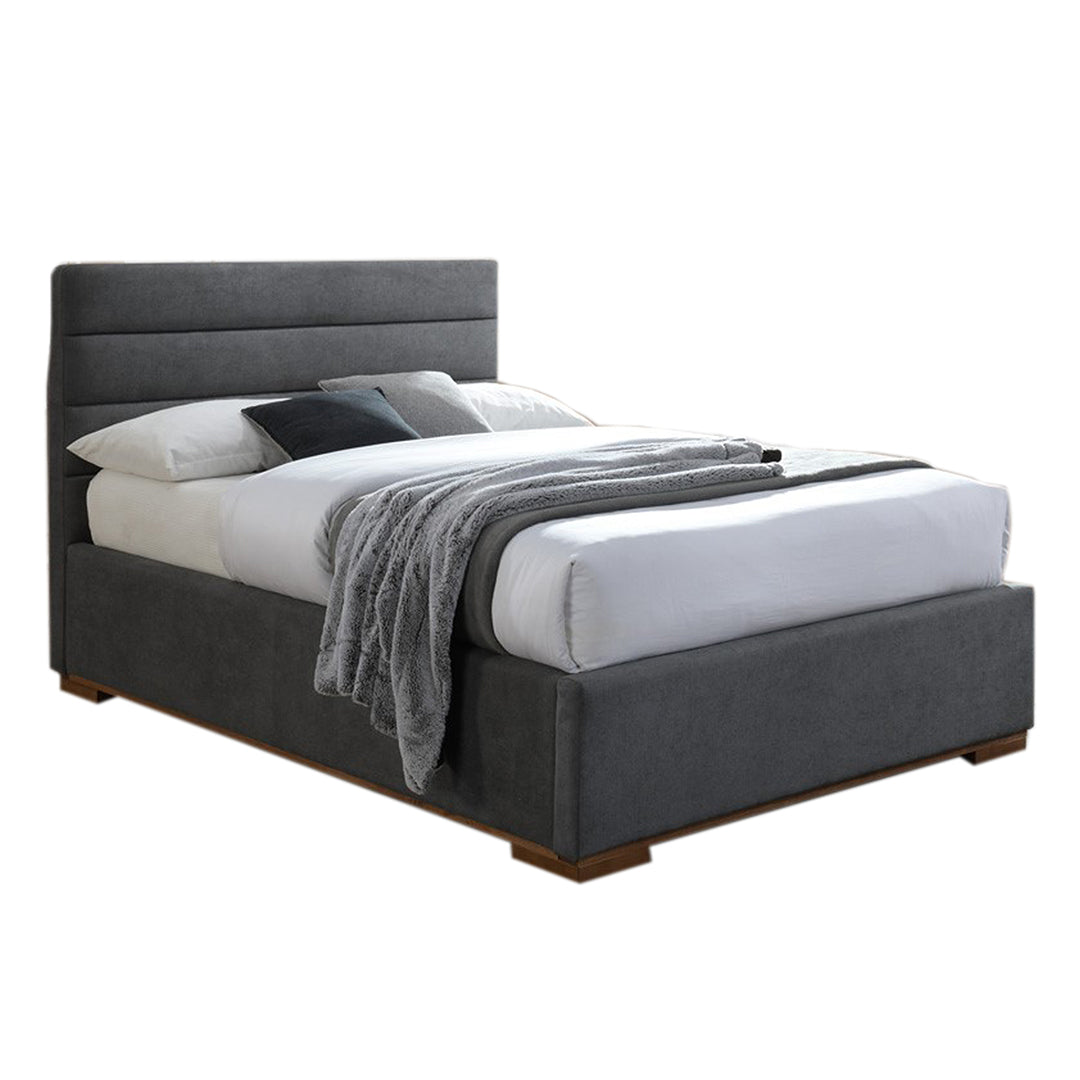 Fabric Double Ottoman Storage Bed - Mayfair