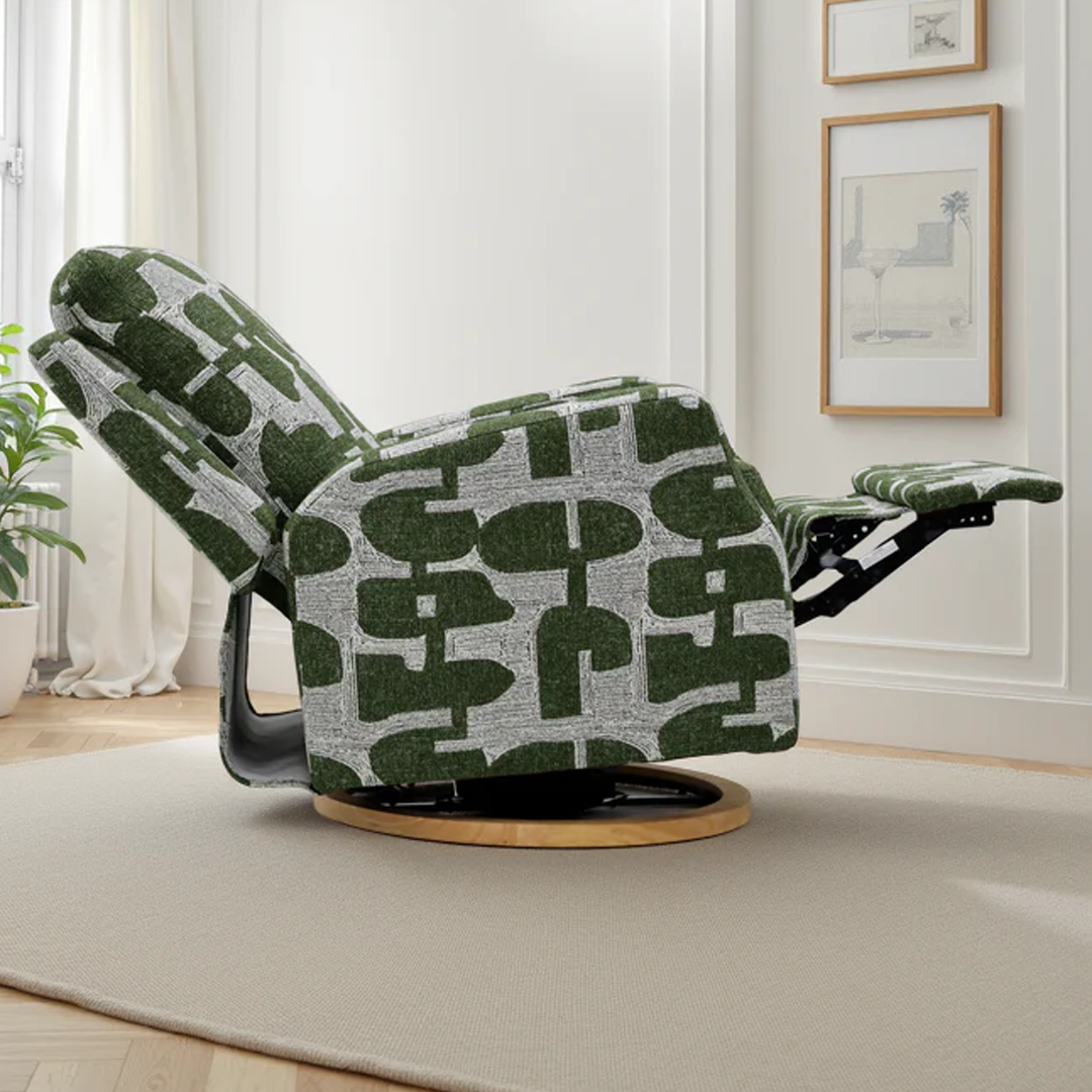 Fabric Electric Recliner Armchair - Seville