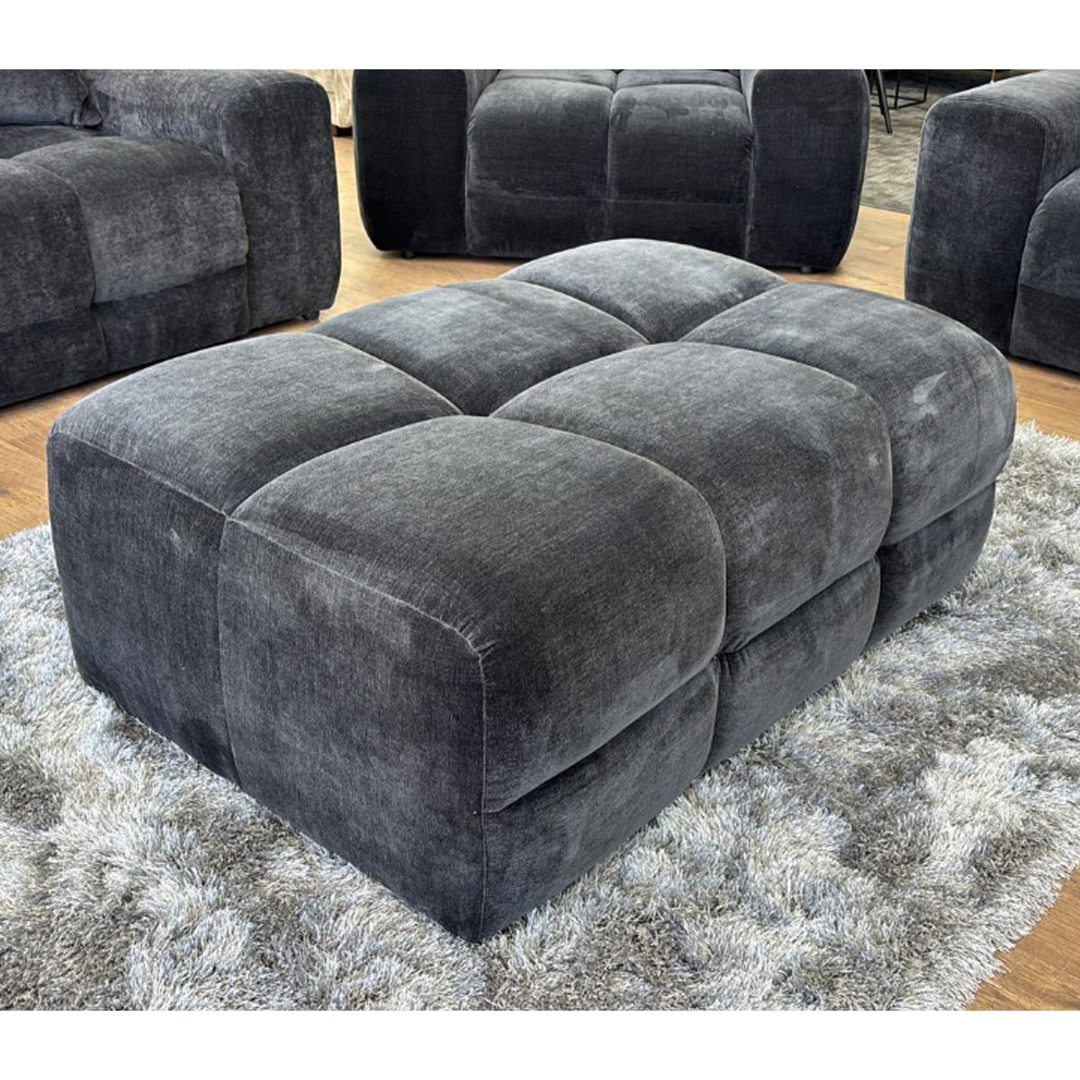 Fabric Footstool - Jacob