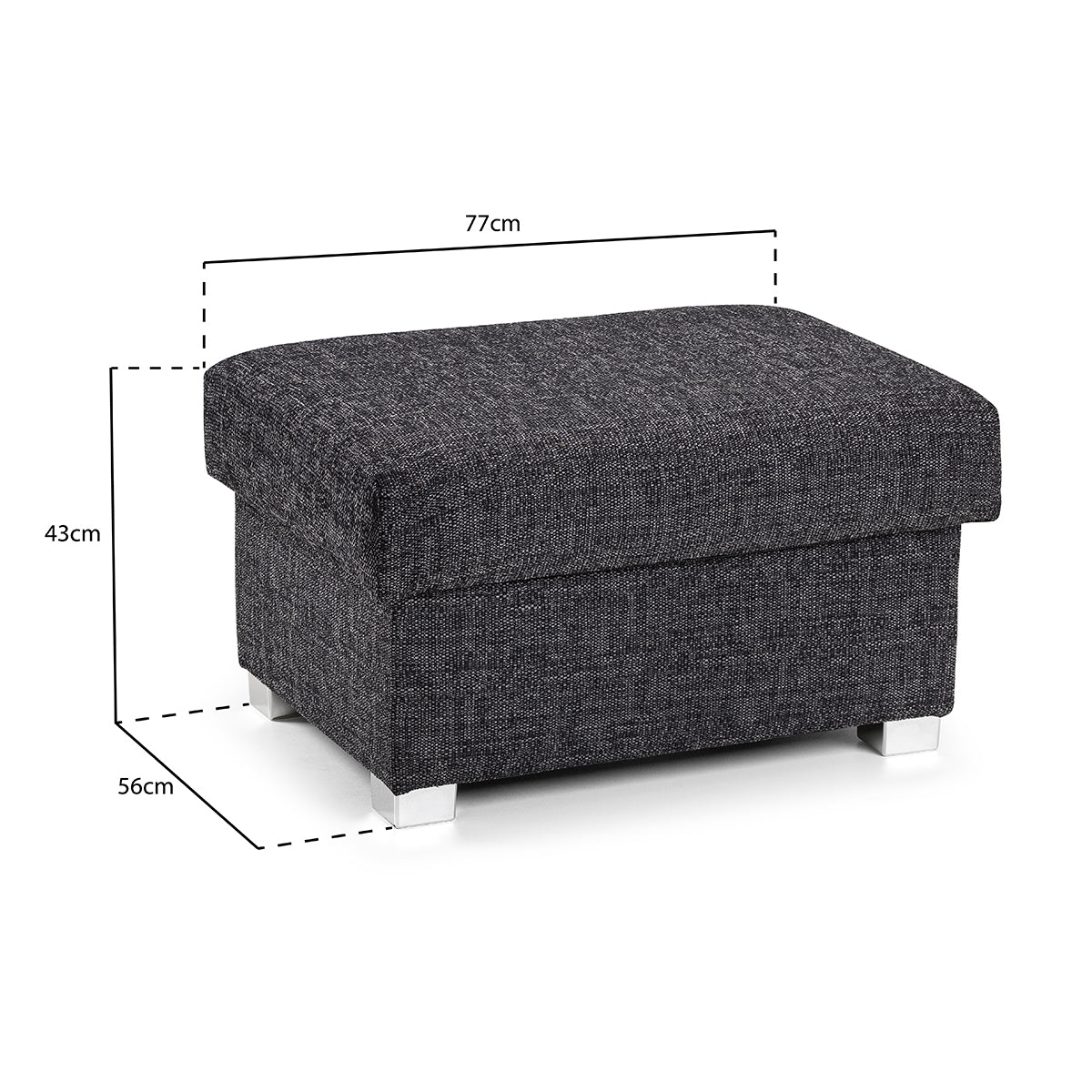 Fabric Footstool - Wilcot