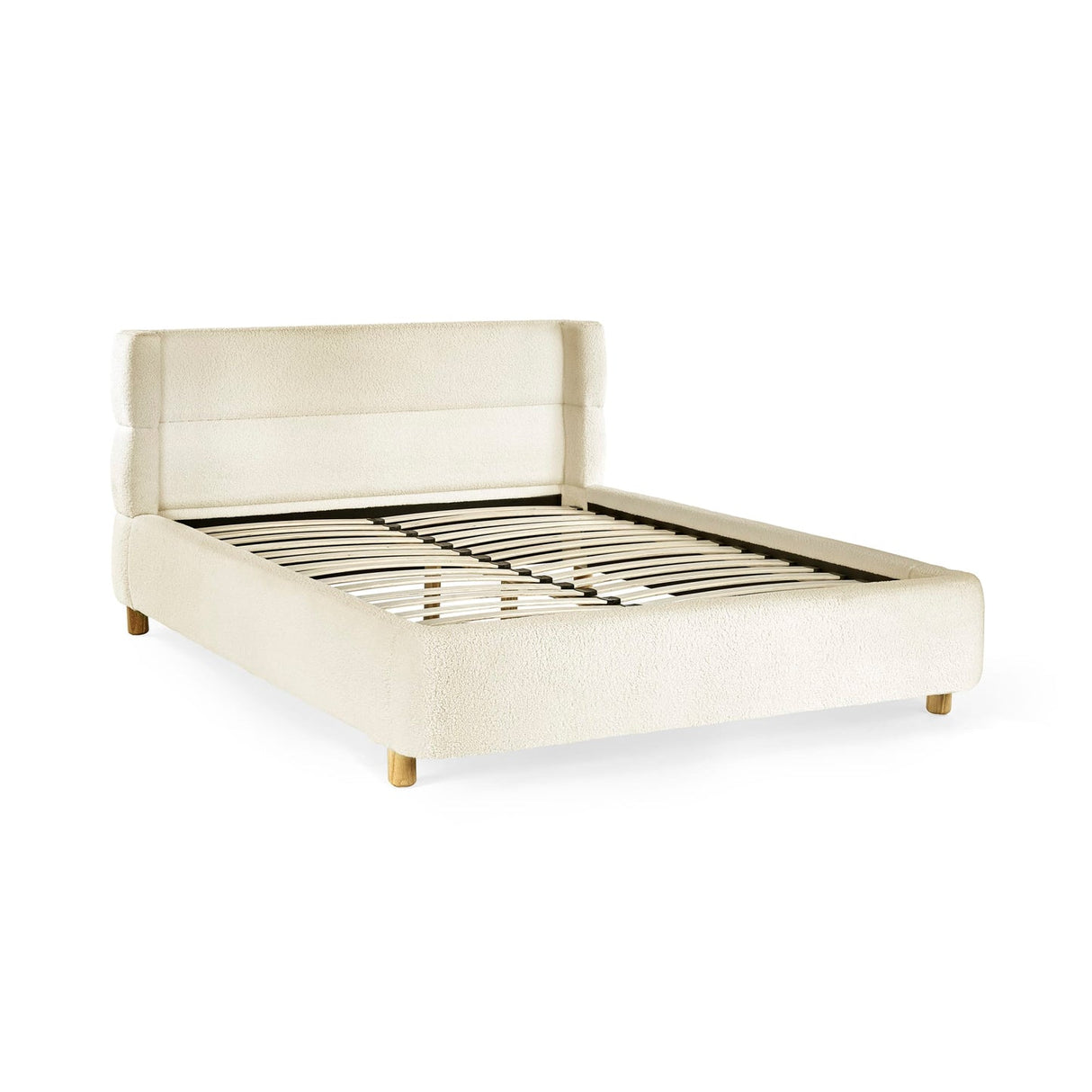 Fabric King Size Bed - Oberon