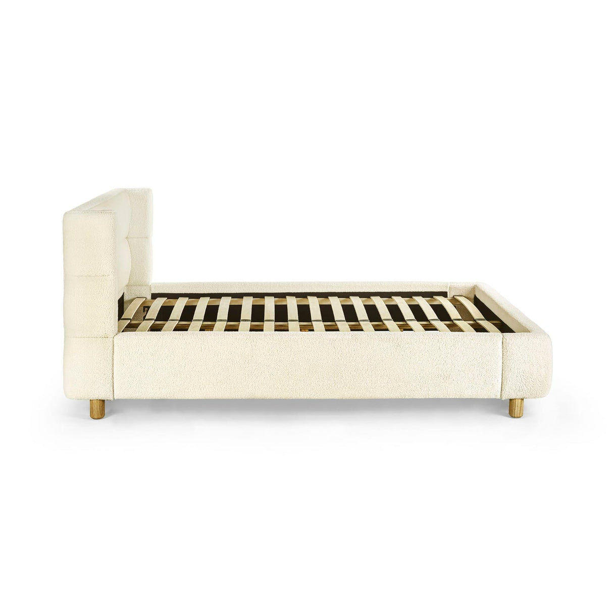 Fabric King Size Bed - Oberon