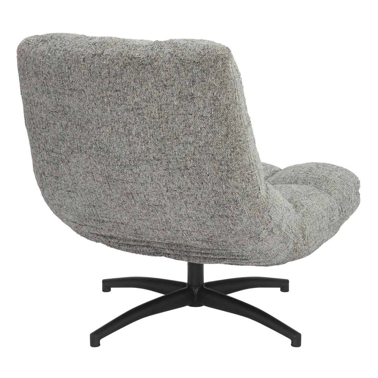 Fabric Lounge Chair 75cm Wide With Metal Base - Chillax