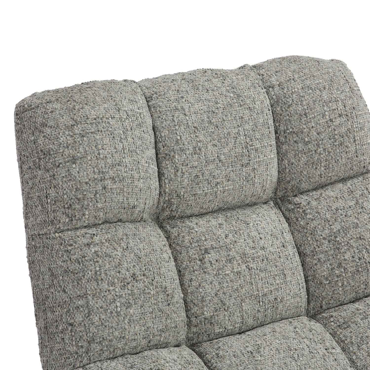 Fabric Lounge Chair 75cm Wide With Metal Base - Chillax
