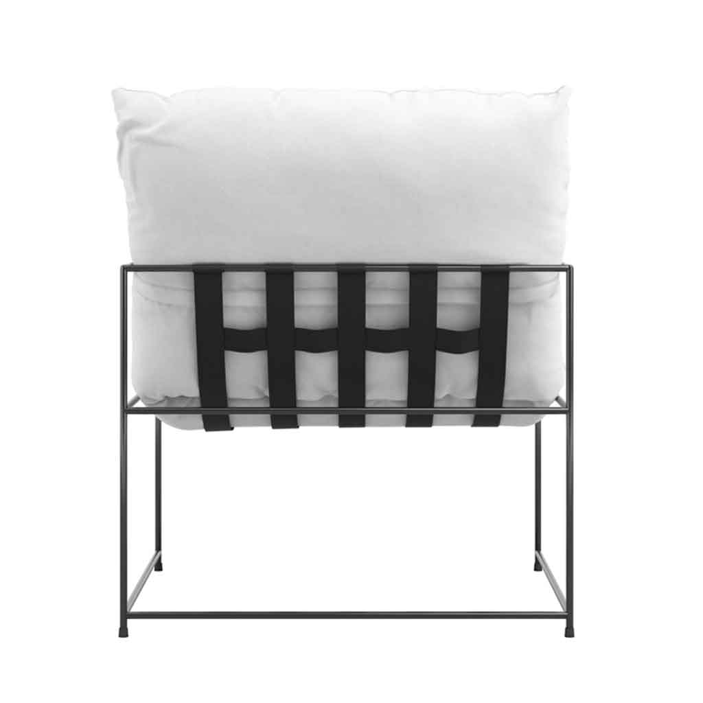 Fabric Occasional Chair With Metal Frame - Brook