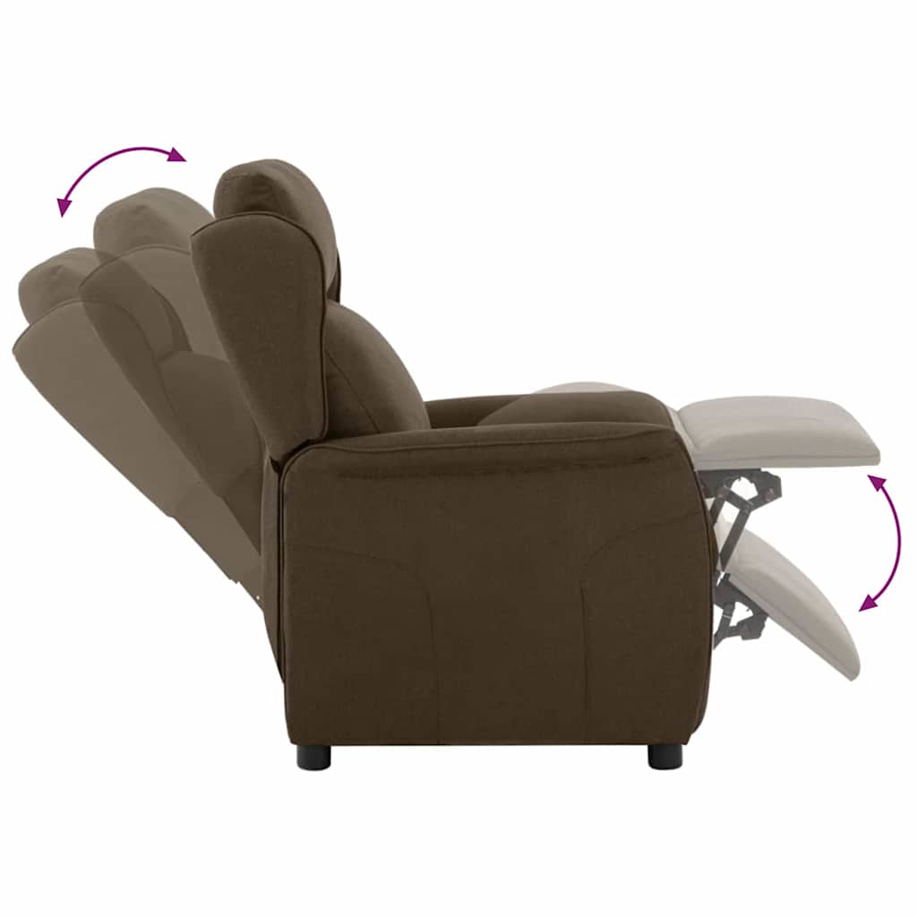 Fabric Recliner Chair 67.5cm Wide - Vantage Home
