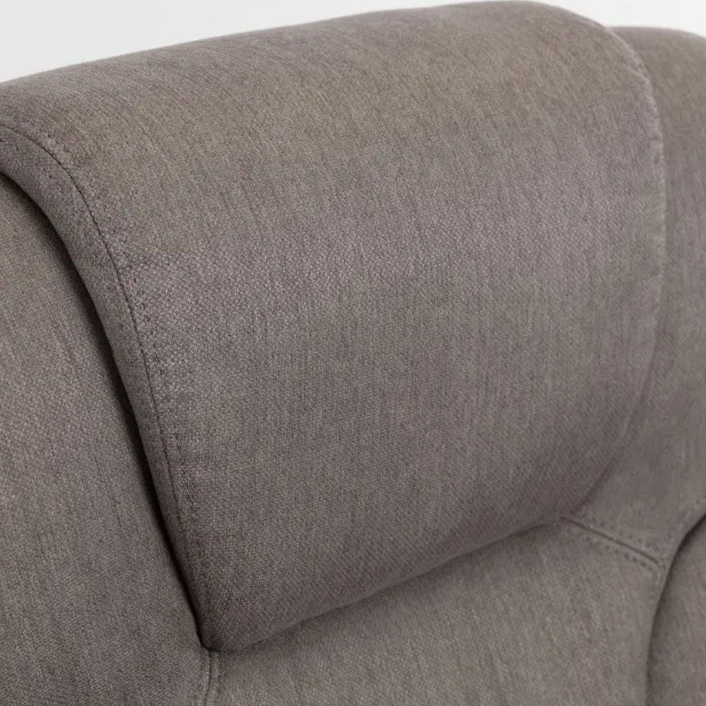 Fabric Recliner Chair With Stool - Malmo