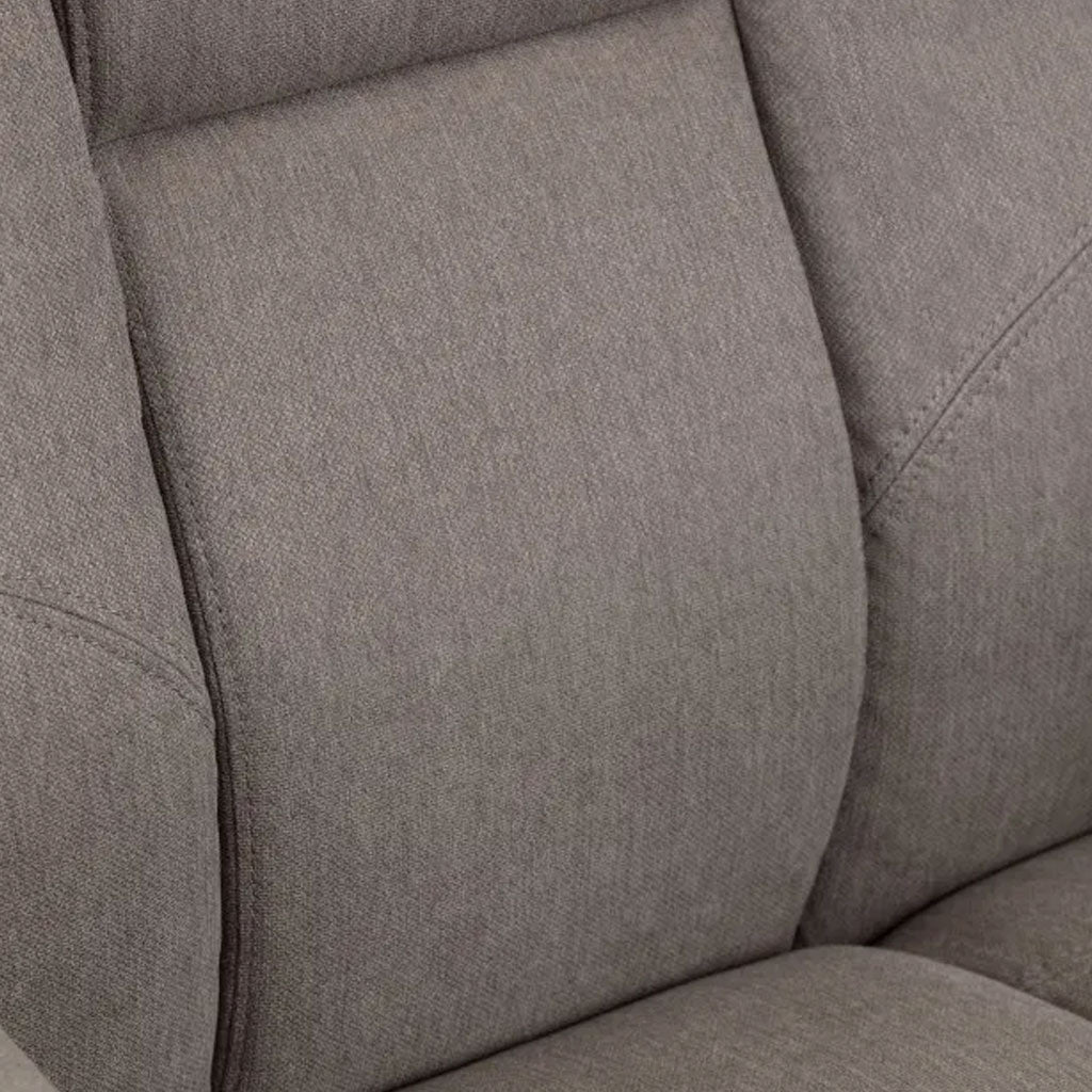 Fabric Recliner Chair With Stool - Malmo