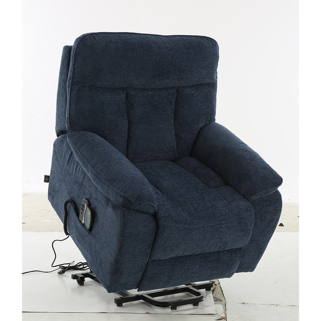 Fabric Rise and Recline Massage Armchair - Cornwall