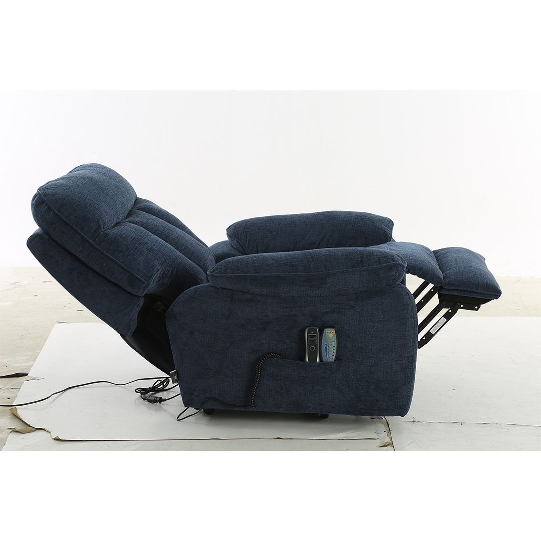 Fabric Rise and Recline Massage Armchair - Cornwall