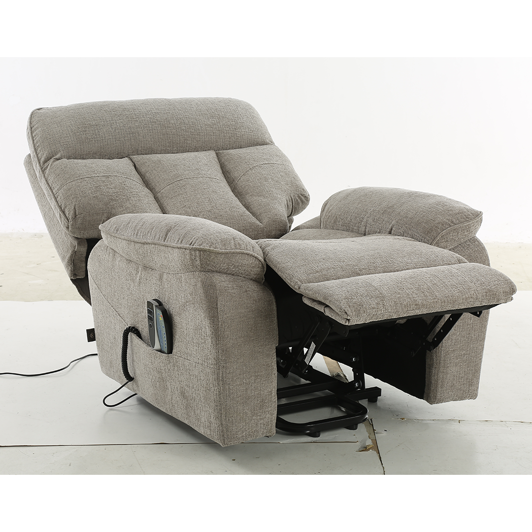 Fabric Rise and Recline Massage Armchair - Cornwall