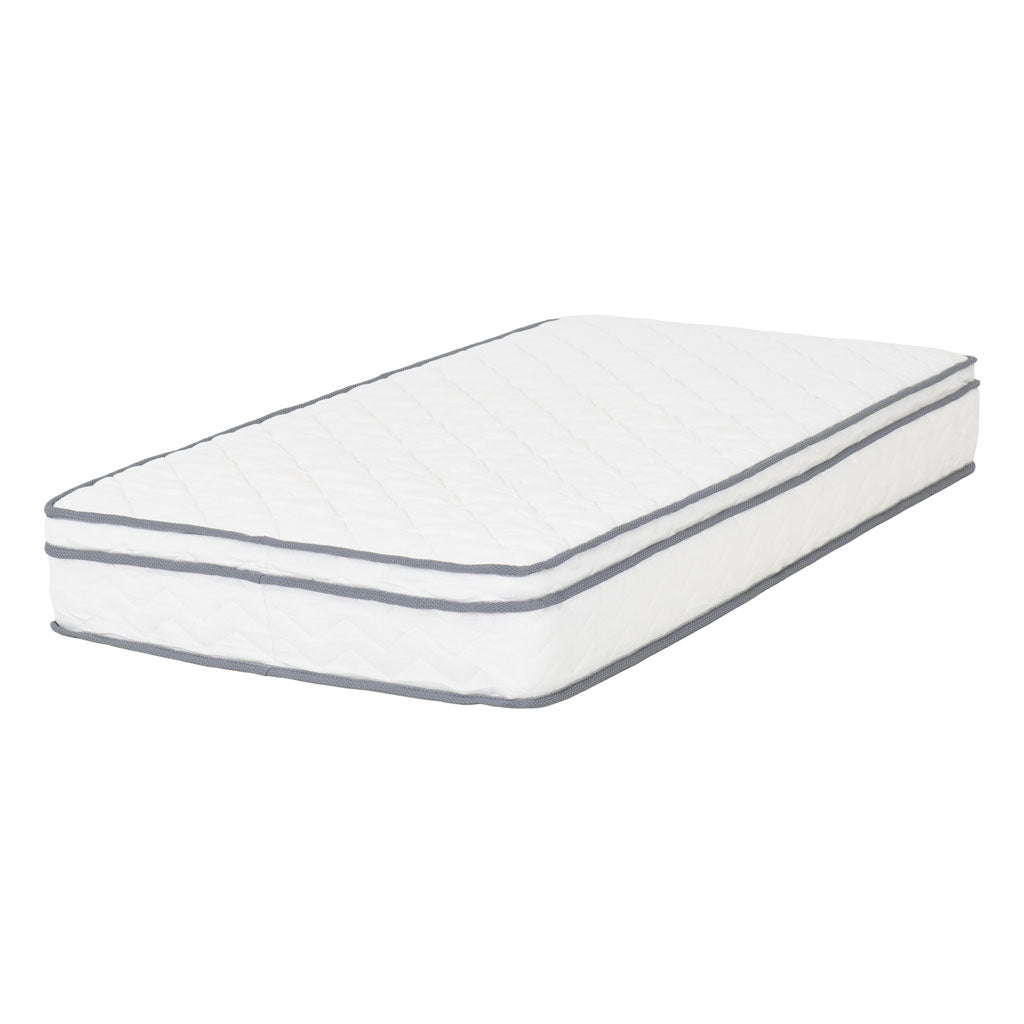 Fabric Single Mattress Pocket Spring Roll Up 24cm High - Yasmin