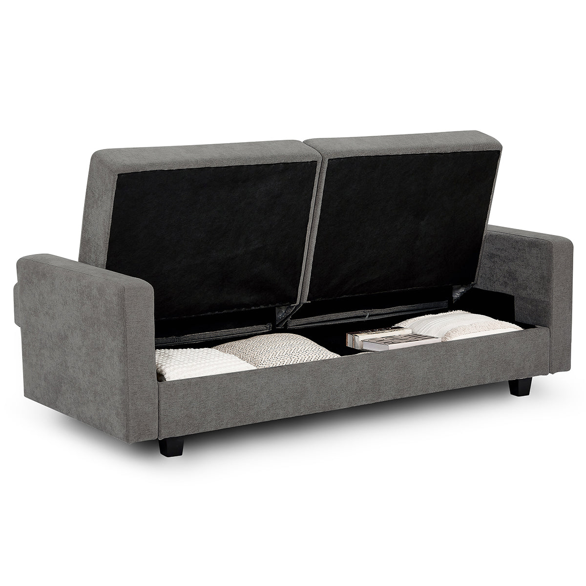 Fabric Sofa Bed 3 Seater With Storage - Hive