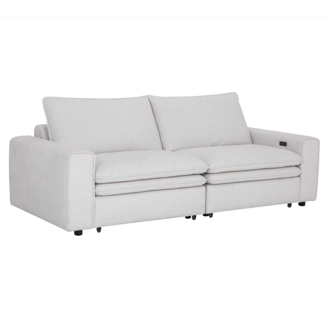 Fabric Sofa Bed Electric Recliner - Florence Cloud
