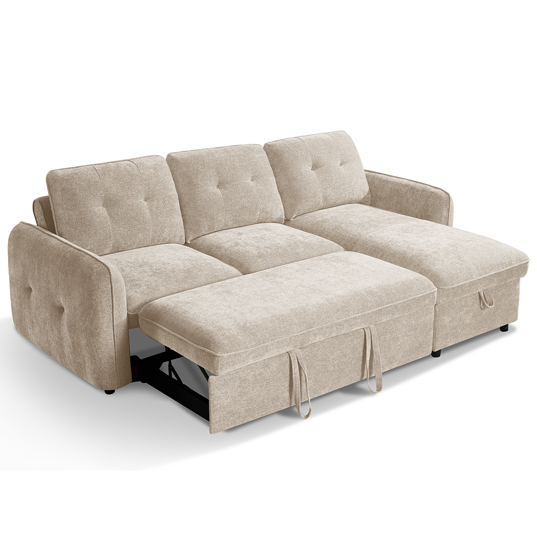 Fabric Sofa Bed Universal Corner - Moscow