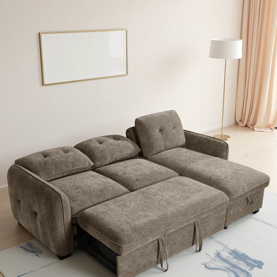Fabric Sofa Bed Universal Corner - Moscow