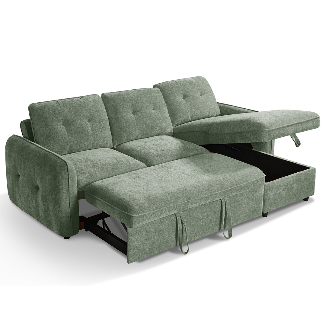 Fabric Sofa Bed Universal Corner - Moscow