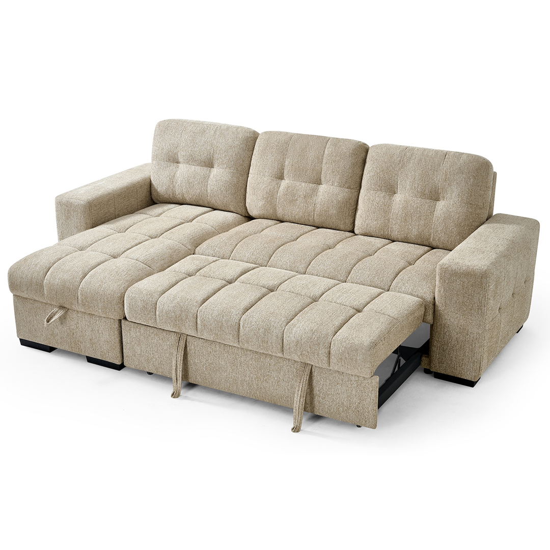 Fabric Sofa Bed Universal Corner - Palermo