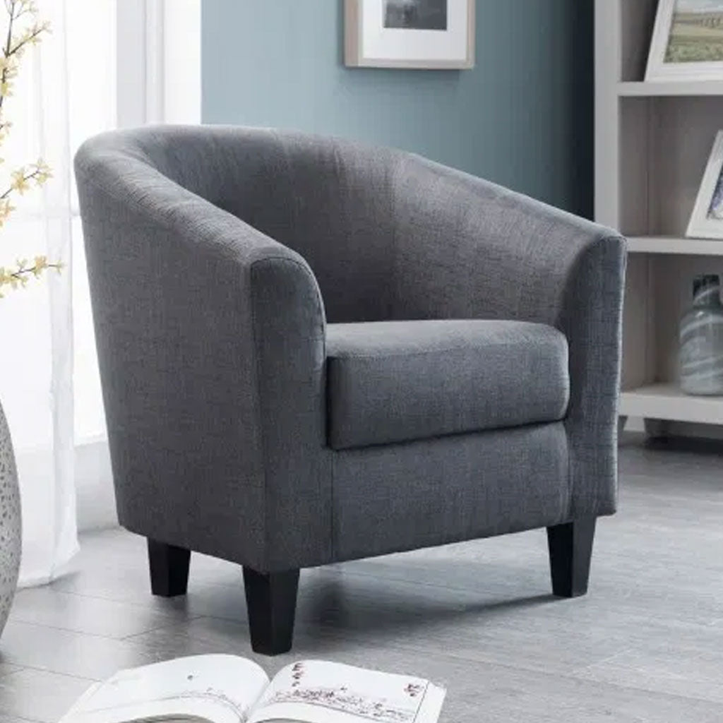 Fabric Tub Chair - Hugo