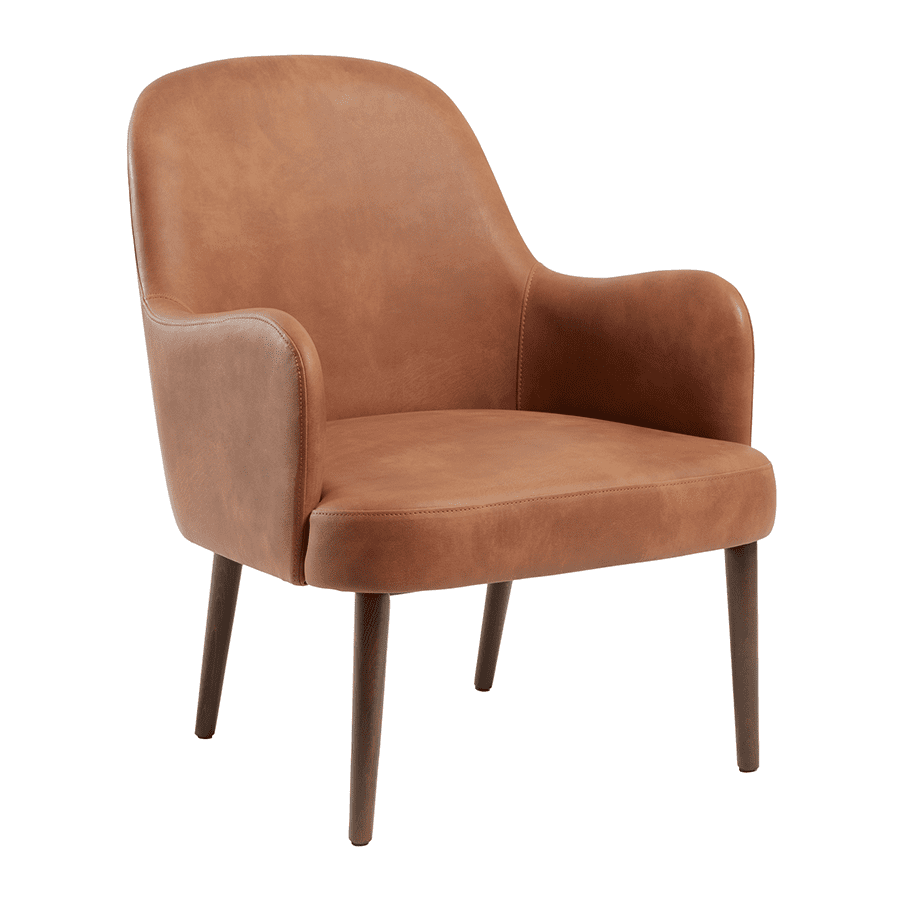 Faux Leather 1 Seater Sofa - Aztec