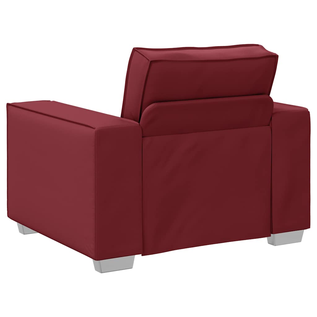 Faux Leather 1 Seater Sofa - Vantage Home