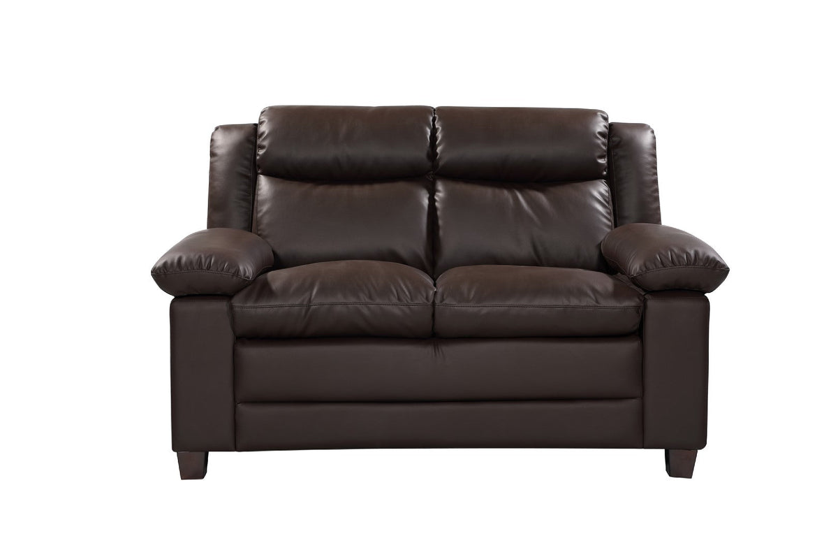 Faux Leather 2 Seater Sofa 156cm Wide - Kensington Home