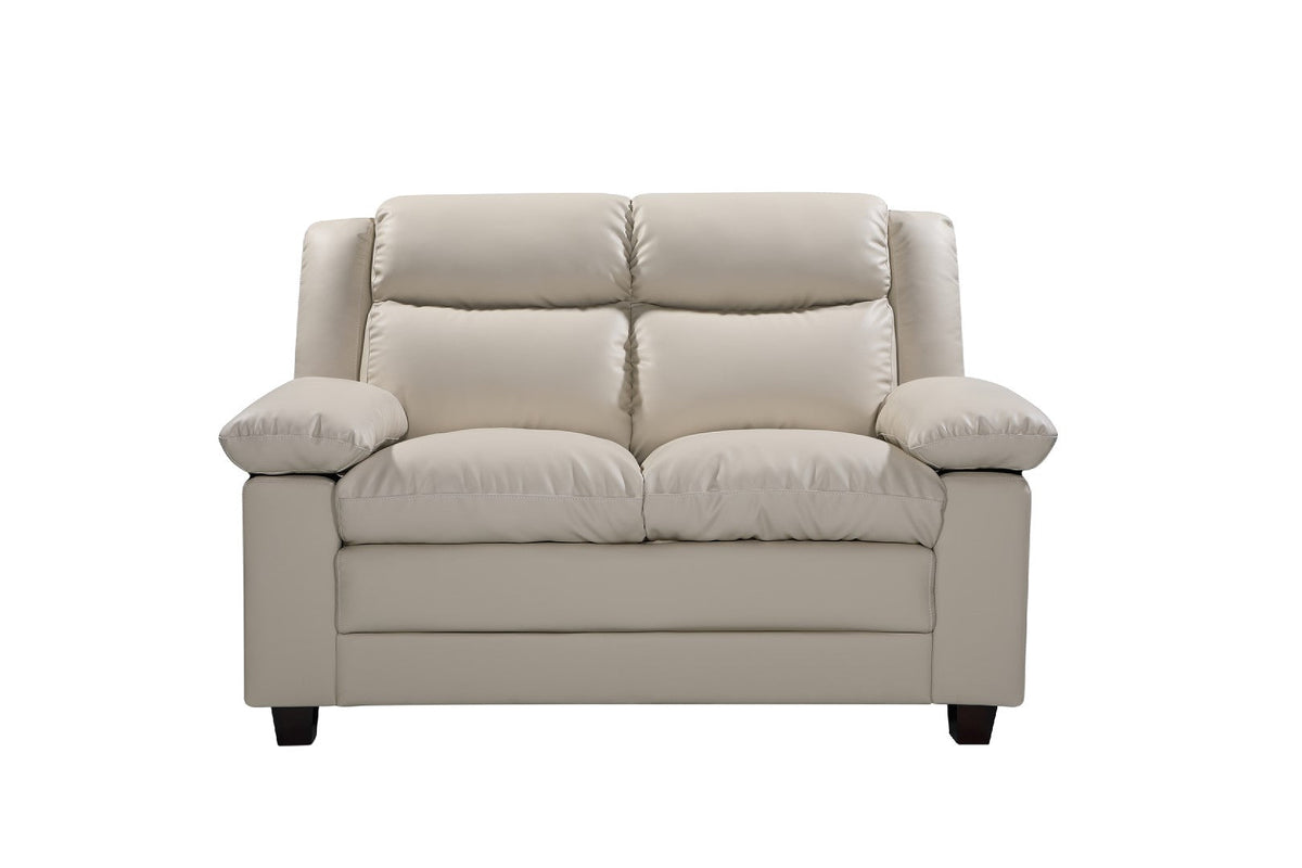 Faux Leather 2 Seater Sofa 156cm Wide - Kensington Home