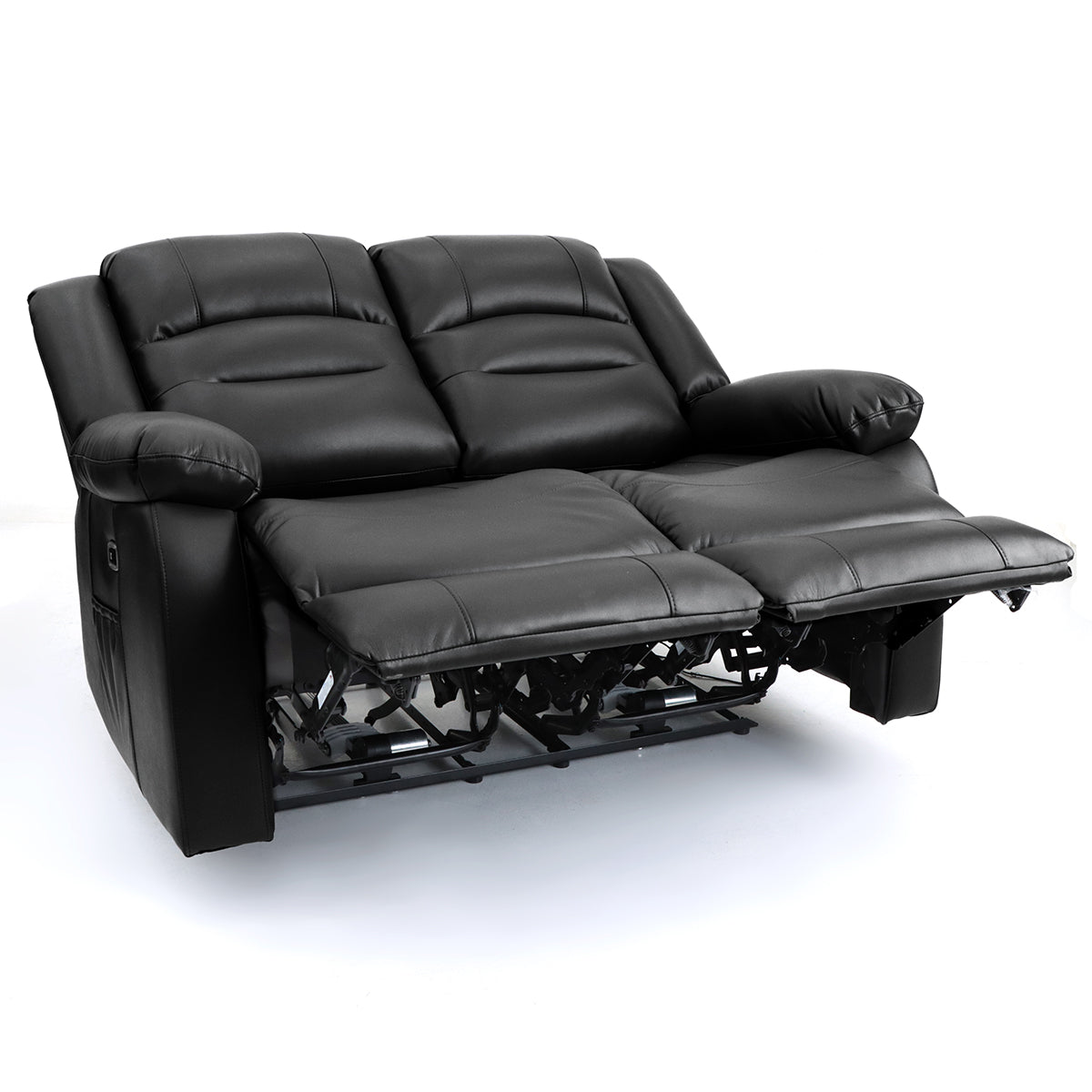 Faux Leather 2 Seater Sofa Electric Recliner - Alva