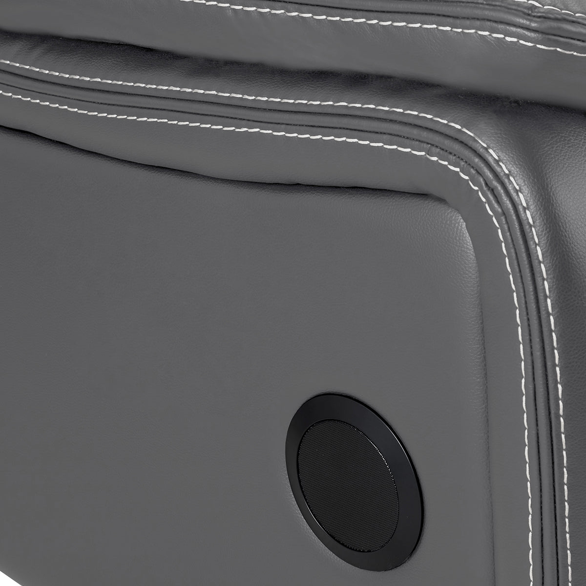 Faux Leather 2 Seater Sofa Electric Recliner - Galaxy Tech