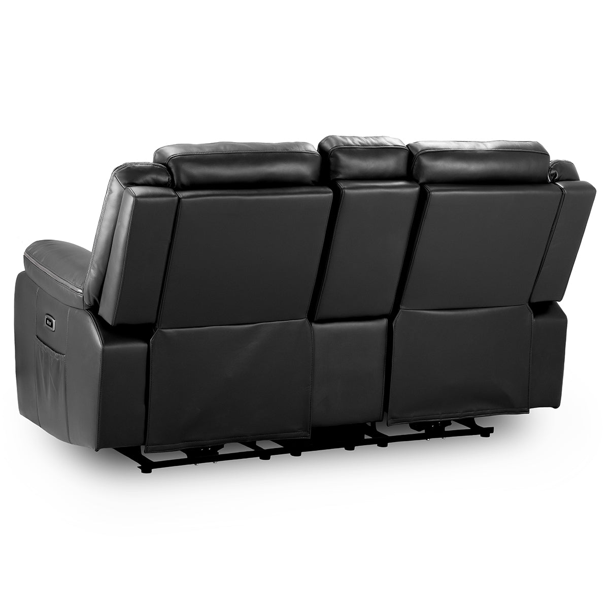 Faux Leather 2 Seater Sofa Electric Recliner - Harald