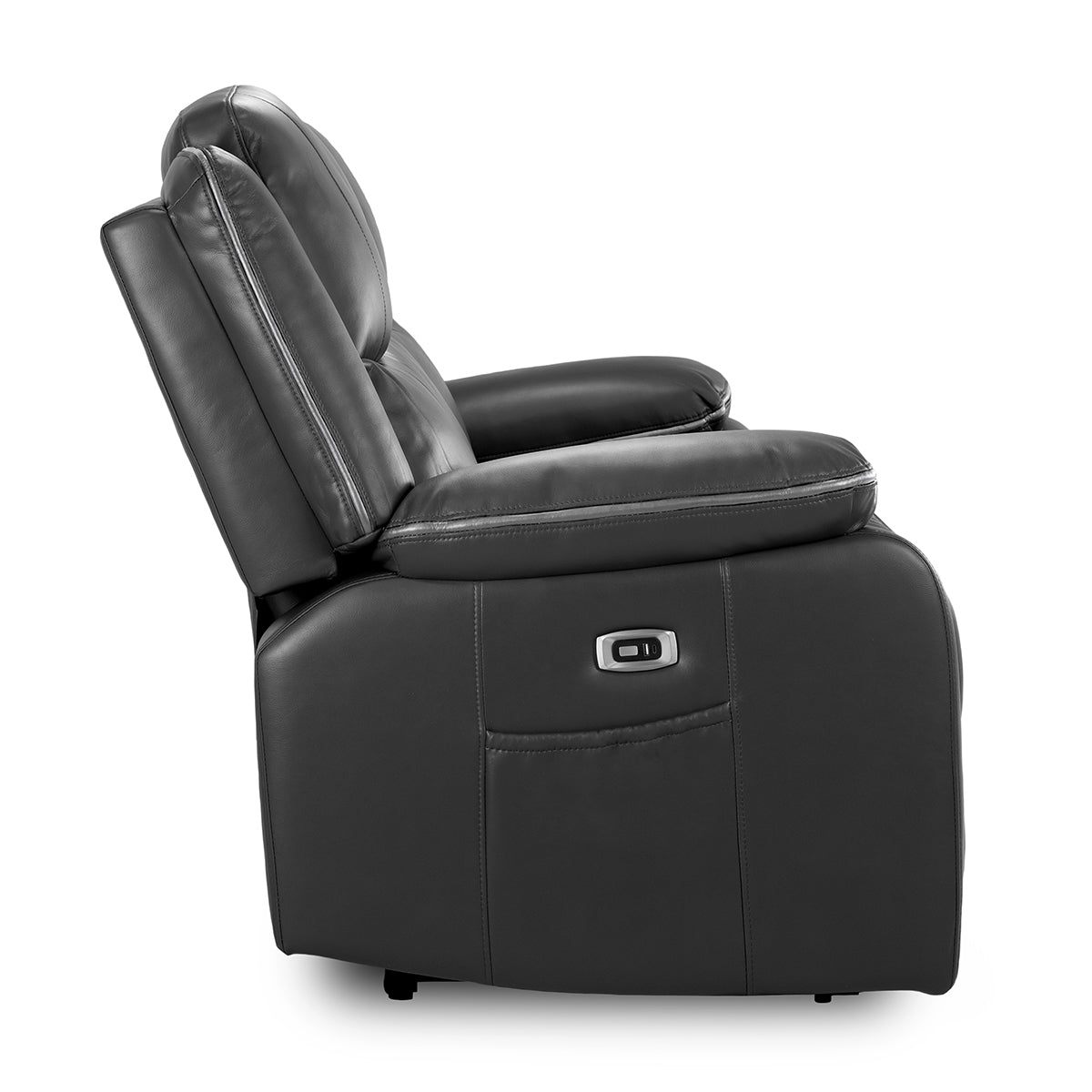 Faux Leather 2 Seater Sofa Electric Recliner - Harald