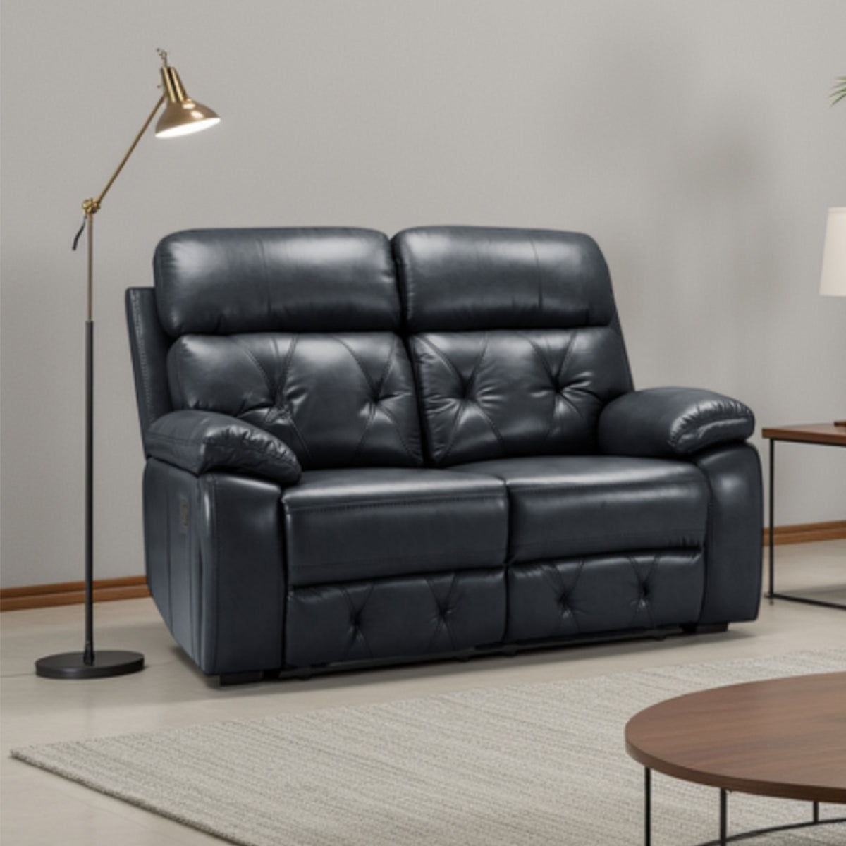 Faux Leather 2 Seater Sofa Recliner - Cody