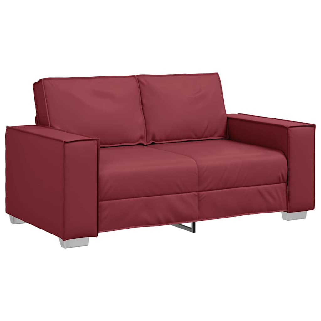 Faux Leather 2 Seater Sofa - Vantage Home