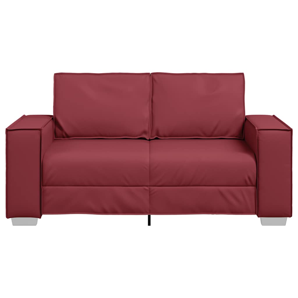 Faux Leather 2 Seater Sofa - Vantage Home