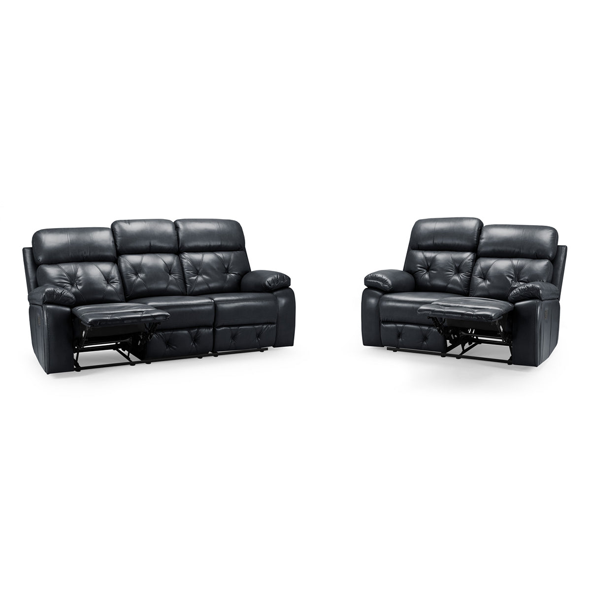 Faux Leather 3 + 2 Seater Sofa Set Recliner - Cody