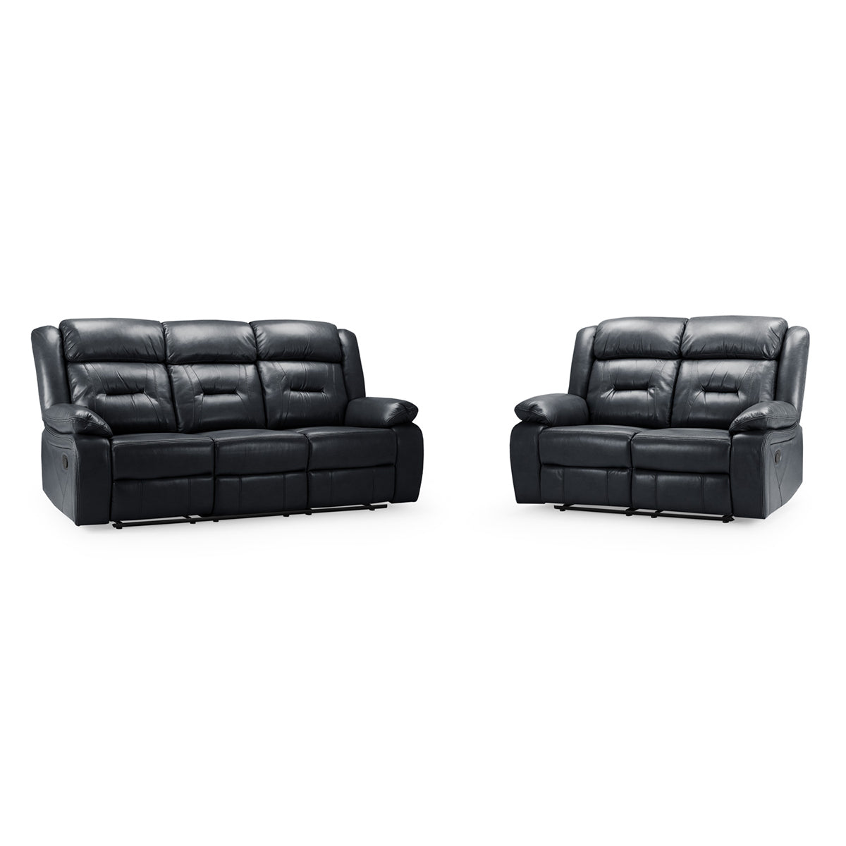 Faux Leather 3 + 2 Seater Sofa Set Recliner - Novie